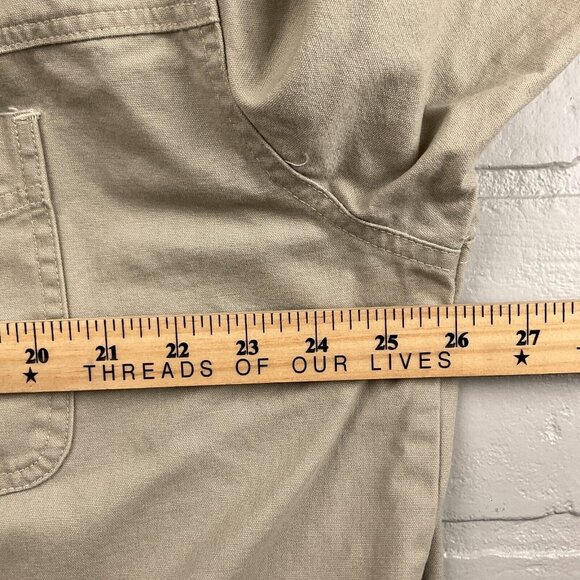 Territory Ahead Shirt Men XLarge Tan Light‎ Brown Heavy Twill Chore Shacket - Picture 5 of 9